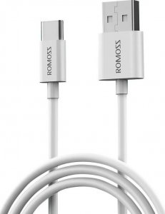 Kabel USB Romoss USB-A - USB-C 1 m Czarny (CB308-61-123H) 1