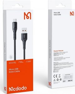 Kabel USB Mcdodo USB-A - microUSB 0.2 m Czarny (CA-2280) 11