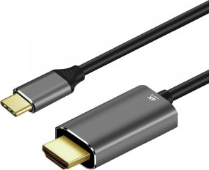 Kabel USB Art USB-C - HDMI 1.8 m Czarno-szary (KABUSBC OEM-C4-2) 1