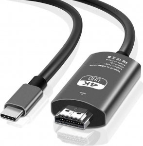 Kabel USB Alogy USB-C - HDMI 2 m Czarny 1