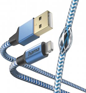 Kabel USB Hama USB-A - Lightning 1.5 m Niebieski (002015530000) 5