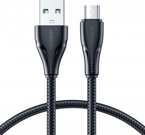 Kabel USB Joyroom Joyroom kabel USB - micro USB 2.4A Surpass Series do szybkiego ładowania i transferu danych 1,2 m czarny (S-UM018A11) 1