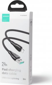 Kabel USB Joyroom USB-A - Lightning 3 m Czarny (JYR684) 5
