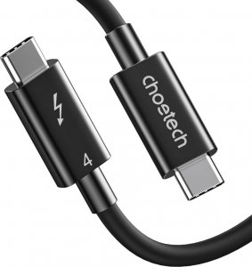 Kabel USB Choetech Thunderbolt - Thunderbolt 0.8 m Czarny (1016702) 1