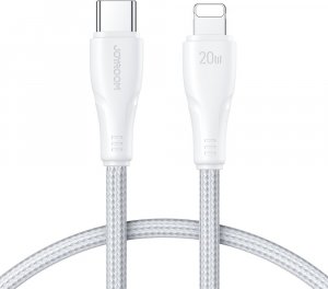 Kabel USB Joyroom USB-C - Lightning 0.25 m Biały (JYR695) 1