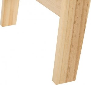 Beliani Konsola 2 szuflady biała z jasnym drewnem SULLY 8