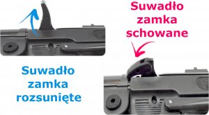tomdorix MP-40 SCHMEISSER Replika ASG Pistolet Maszynowy Na Kulki 6mm + Pistolet + Granat Kulek Bezszw. 6