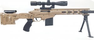 tomdorix Amerykański Karabin Snajperski Na Kulki [M107] z Laserem + Pistolet z Laserem + Granat 13