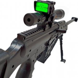 tomdorix Karabin Snajperka Na Kulki 6mm Replika ASG z Laserem i Atrapą Kolimatora + Pistolet + Granat Kulek Bezszw. 2