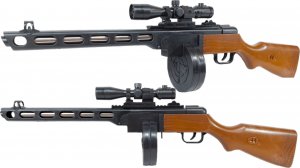 tomdorix Replika ASG Pistolet Maszynowy Na Kulki PPSz Wz. 1941 PEPESZA + Pistolet + Granat Kulek Bezszw. 13