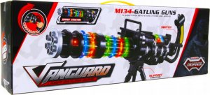 tomdorix Karabin Maszynowy M134 MINIGUN Na Baterie z LED'ami i Dźwiękiem 12