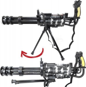 tomdorix Karabin Maszynowy M134 MINIGUN Na Baterie z LED'ami i Dźwiękiem 5