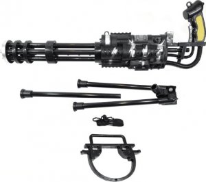 tomdorix Karabin Maszynowy M134 MINIGUN Na Baterie z LED'ami i Dźwiękiem 6