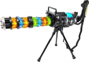 tomdorix Karabin Maszynowy M134 MINIGUN Na Baterie z LED'ami i Dźwiękiem 7