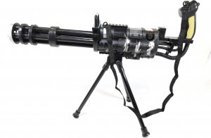 tomdorix Karabin Maszynowy M134 MINIGUN Na Baterie z LED'ami i Dźwiękiem 10