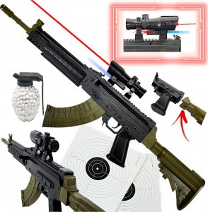 tomdorix Karabin Snajperka Na Kulki 6mm. AK13+Celownik Laser+Granat 1