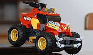 tomdorix Klocki JEEP R/C Zdalnie Sterowany Pilot +Dyski kom.LEGO 2