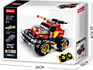 tomdorix Klocki JEEP R/C Zdalnie Sterowany Pilot +Dyski kom.LEGO 9