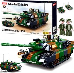 tomdorix Klocki Czołg Leopard 2A5 2 wersje1 opakowaniu Wojsko Armia 1
