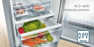 Lodówka Bosch Bosch fridge / freezer combination KGE49AICA series 6 C inox - series 6 9