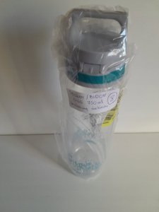 SIGG SIGG drinking bottle Total Clear One MyPlanet "Aqua" 0.75L (transparent/light blue, one-hand closure ONE) 5