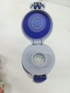 SIGG SIGG drinking bottle Total Clear One MyPlanet "Blue" 0.75L (transparent/dark blue, one-hand closure ONE) 3