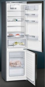 Lodówka Siemens Siemens fridge / freezer combination KG39E8XBA IQ500 B black 8