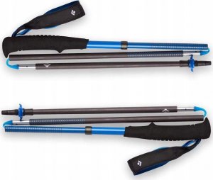 Black Diamond Distance Carbon Z trekking poles, fitness equipment (blue, 1 pair, 125 cm) 3