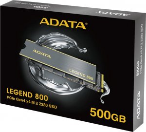 Dysk SSD ADATA Legend 800 500GB M.2 2280 PCI-E x4 Gen4 NVMe (ALEG-800-500GCS) 7