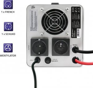 UPS Qoltec Pure Sine Wave 500VA (50719) 6