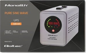 UPS Qoltec Pure Sine Wave 500VA (50719) 10