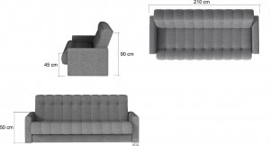ELTAP Sofa Garett 9