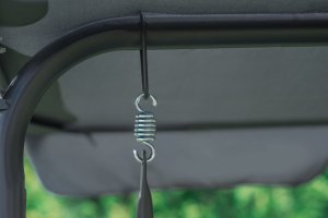 Furnide Furnide Huśtawka ogrodowa "Relax Plus" szara 11