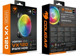Wentylator Cougar Vortex ARGB VX120 (CF-VX12HB-RGB) 8