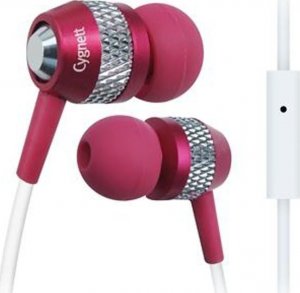 Słuchawki Cygnett CYGNETT Headset Atomic II (In-Cord Microphone) Pink 1