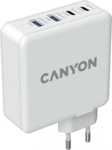 Ładowarka Canyon Zasilacz CANYON H-100 4*USB/USB-C, 100 W 1