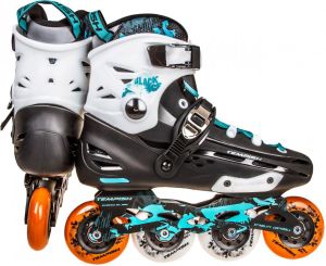 Rolki Tempish Rolki freestyle Black Ice czarno-niebieskie r. 41 3