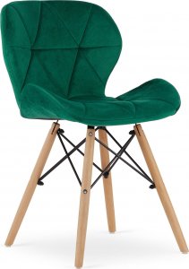Taakie Meble Krzesło LAGO Aksamit - zielone x 4 1