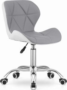 Taakie Meble Krzesło obrotowe AVOLA - szaro-białe 1