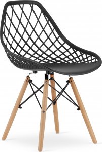 Taakie Meble Krzesło SAKAI - czarne x 4 1