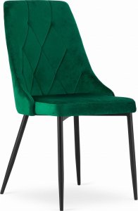 Taakie Meble Krzesło IMOLA - ciemna zieleń aksamit x 4 1