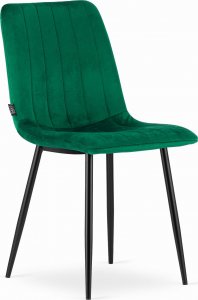 Taakie Meble Krzesło LAVA - ciemna zieleń aksamit x 4 1