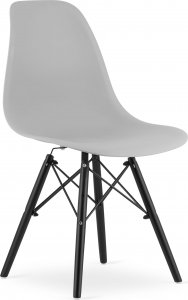 Taakie Meble Krzesło OSAKA szare / nogi czarne x 4 1
