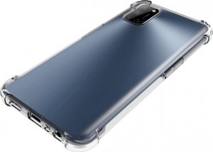 Braders Żelowe bezbarwne etui Anti Shock + Szkło Hartowane do Oppo Reno 5 4G / 5G 3