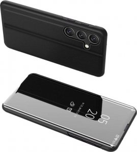 Hurtel Clear View Case etui Samsung Galaxy A54 5G pokrowiec z klapką czarne 1