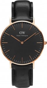 Zegarek Daniel Wellington ZEGAREK DAMSKI DANIEL WELLINGTON Classic Black Sheffield Lady Rose Gold DW00100139 (zw508a) 1