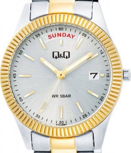 Zegarek Q&Q Zegarek QQ A15A-002P Damski Klasyczny Dwukolorowy 2