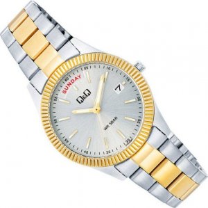 Zegarek Q&Q Zegarek QQ A15A-002P Damski Klasyczny Dwukolorowy 3
