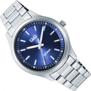 Zegarek Q&Q Zegarek QQ Q49B-001P Męski Klasyczny Niebieski 50M 3