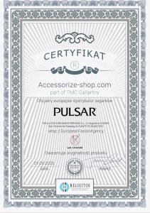 Zegarek Pulsar Zegarek Męski Pulsar P8A005X1 ( 42 mm) 4
